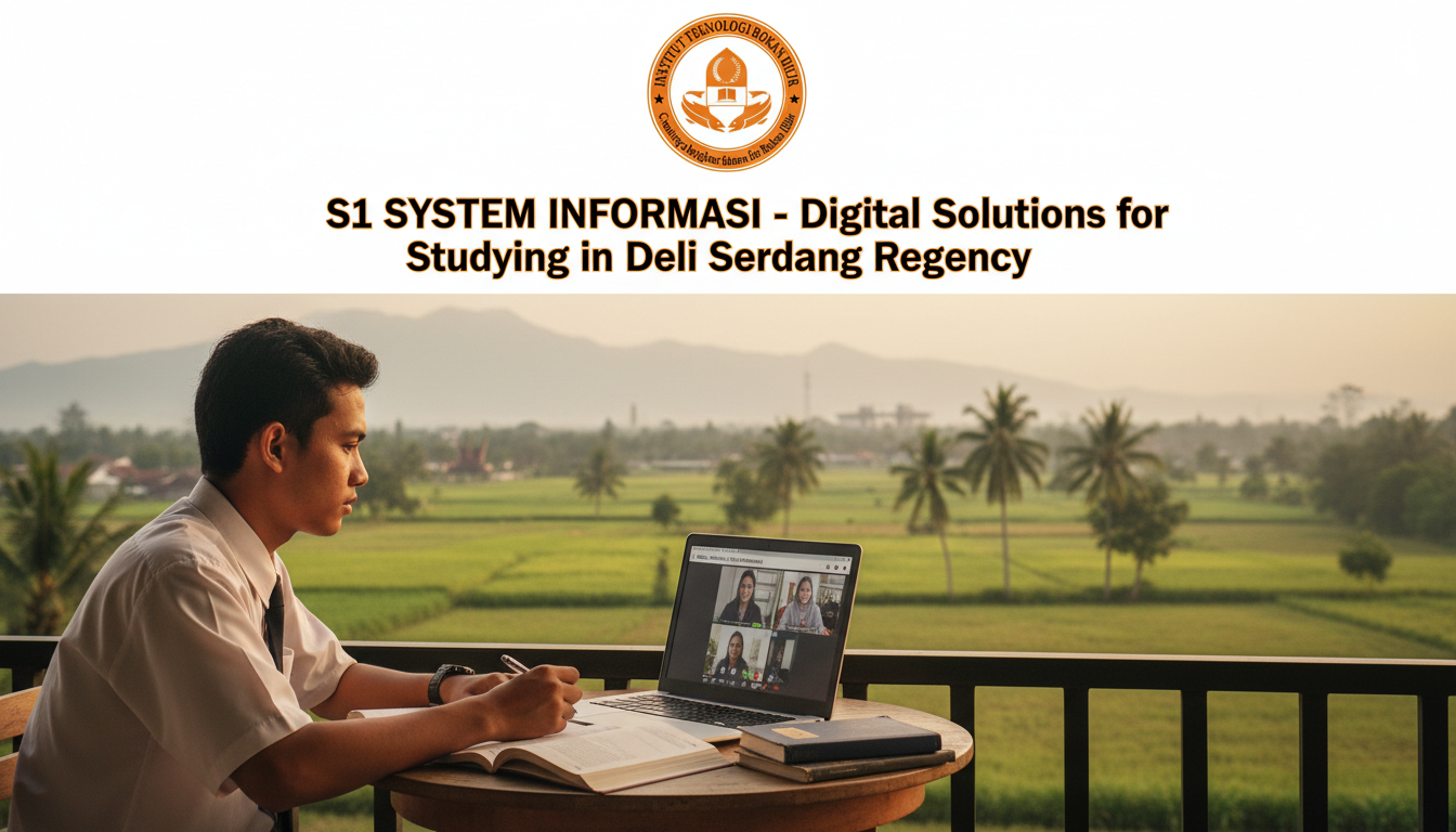 Mahasiswa di Kabupaten Deli Serdang sedang menempuh kuliah online S1 Sistem Informasi di Institut Teknologi Rokan Hilir